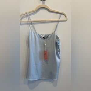 Washable Stretch Silk V-Neck Cami XS NWT